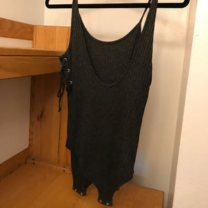 Dark Grey Bodysuit